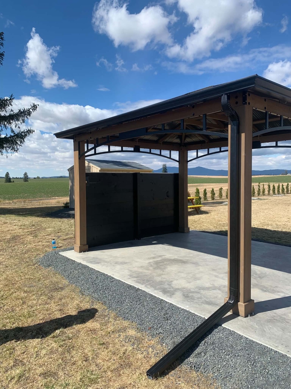 Covered patio roof project in the Inland Northwest